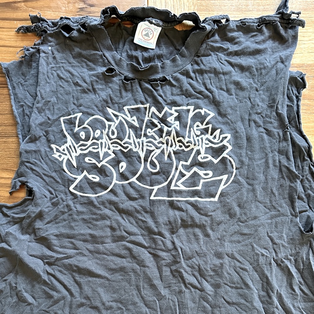 Vintage 90s Bouncing Souls sleeveless band shirt - L